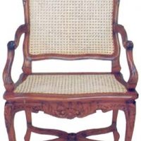 Chair French Rattan Arm