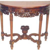 Louis Table Flower Carving